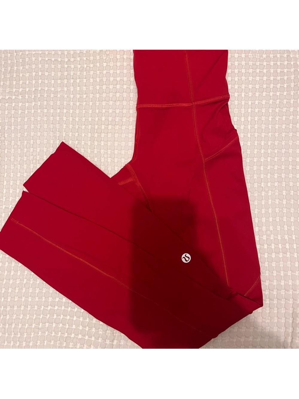Lululemon Dark Red Matching Legging and Sports Bra Set - Picture 7 of 7